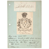 DEWITT CLINTON CLIPPED SIGNATU