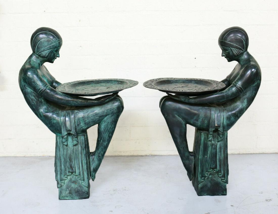 D.H. CHIPARUS PAIR OF FRENCH ART