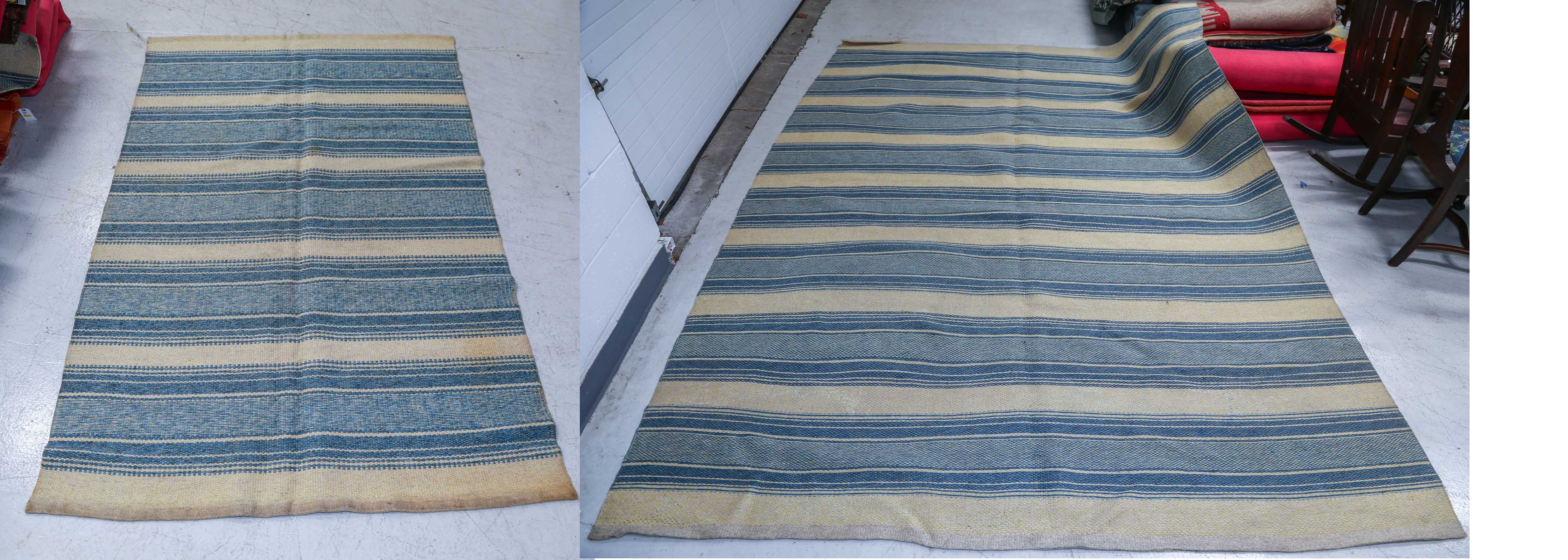 DHURRIE RUG, INDIA, 4.1 X 6.7