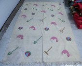 DHURRIE RUG, INDIA, 6 X 9 Mode