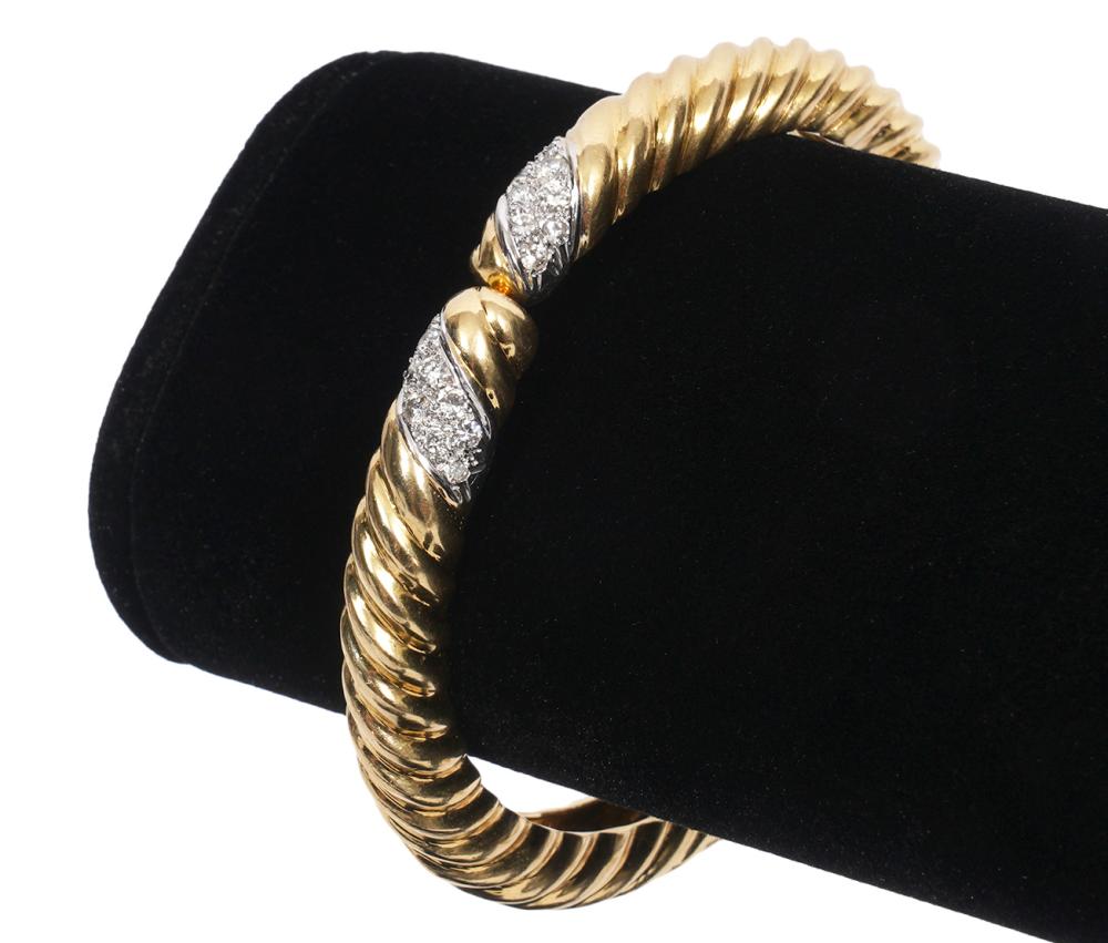 DIAMOND & 14K YELLOW & WHITE GOLD