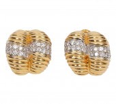 DIAMOND & 18K YG SHRIMP DESIGN