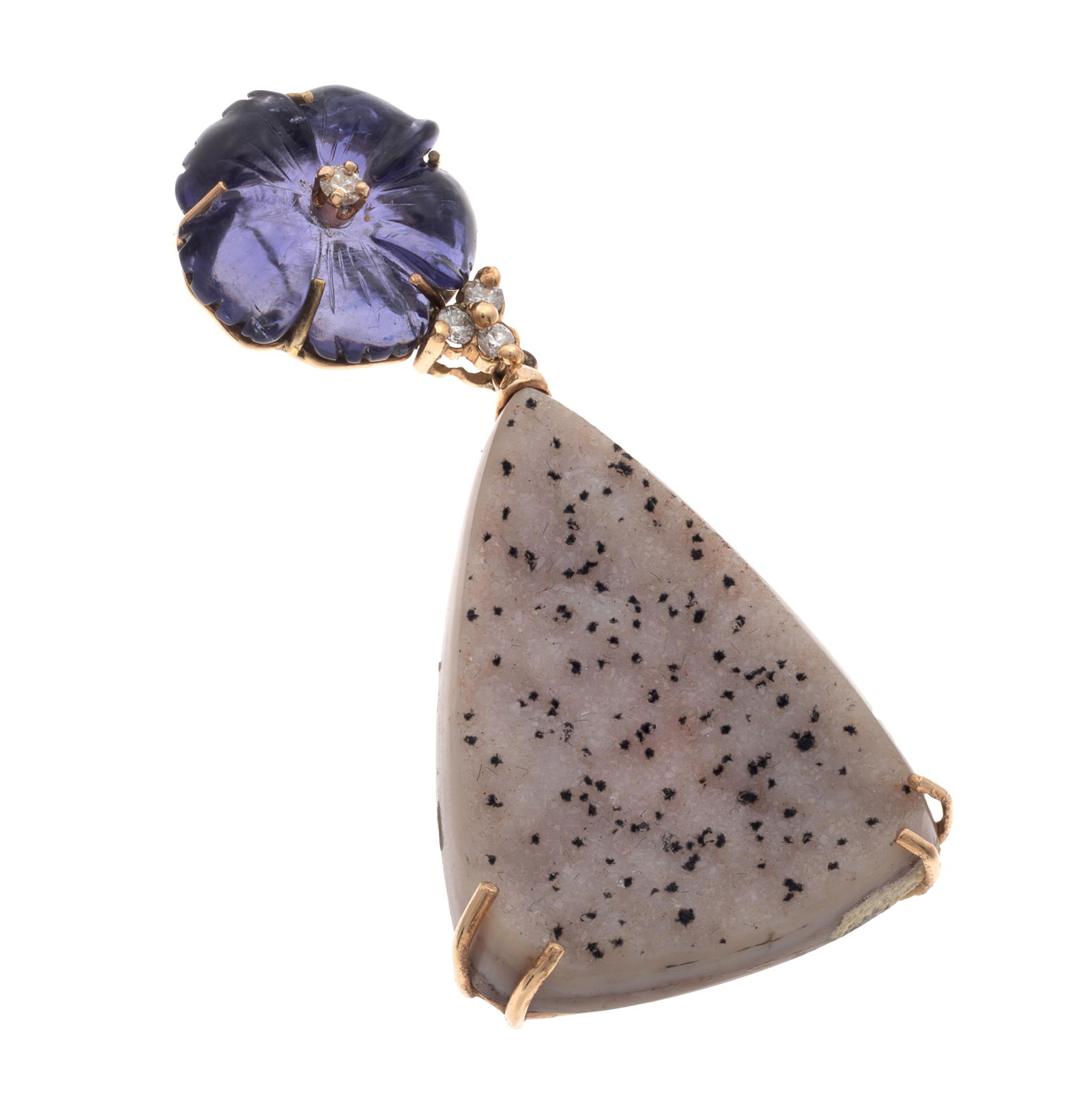 DIAMOND, AMETHYST, DRUZY QUARTZ,