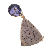 DIAMOND, AMETHYST, DRUZY QUART