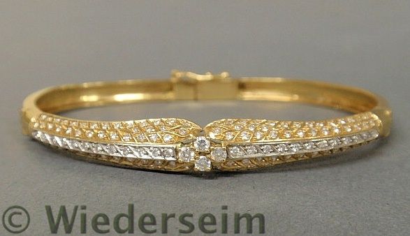 Diamond and 18k Victorian style