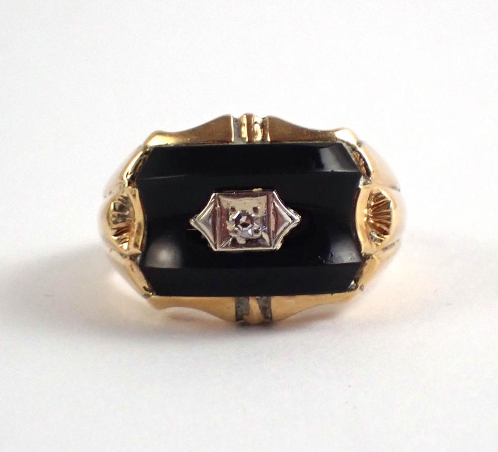DIAMOND AND BLACK ONYX VINTAGE