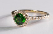 DIAMOND AND CHROME DIOPSIDE RI