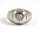 DIAMOND AND EIGHTEEN KARAT GOL