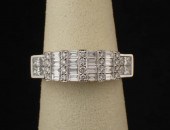 DIAMOND AND EIGHTEEN KARAT WHI