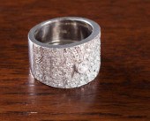 DIAMOND AND EIGHTEEN KARAT WHI