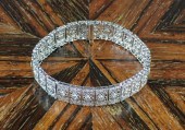 DIAMOND AND EIGHTEEN KARAT WHI