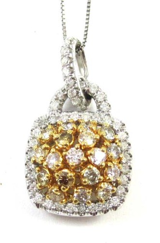 DIAMOND AND FOURTEEN KARAT GOLD