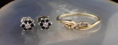 DIAMOND AND FOURTEEN KARAT GOL