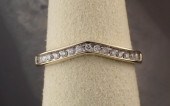 DIAMOND AND FOURTEEN KARAT GOL