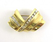 DIAMOND AND FOURTEEN KARAT GOL