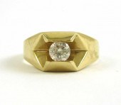 DIAMOND AND FOURTEEN KARAT GOL