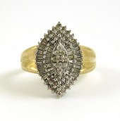 DIAMOND AND FOURTEEN KARAT GOL