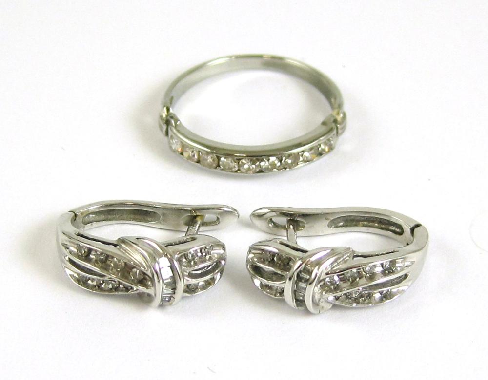 DIAMOND AND FOURTEEN KARAT GOLD