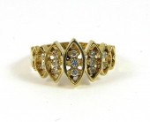 DIAMOND AND FOURTEEN KARAT GOL