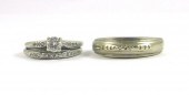 DIAMOND AND FOURTEEN KARAT GOL