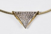 DIAMOND AND FOURTEEN KARAT GOL