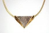 DIAMOND AND FOURTEEN KARAT GOL