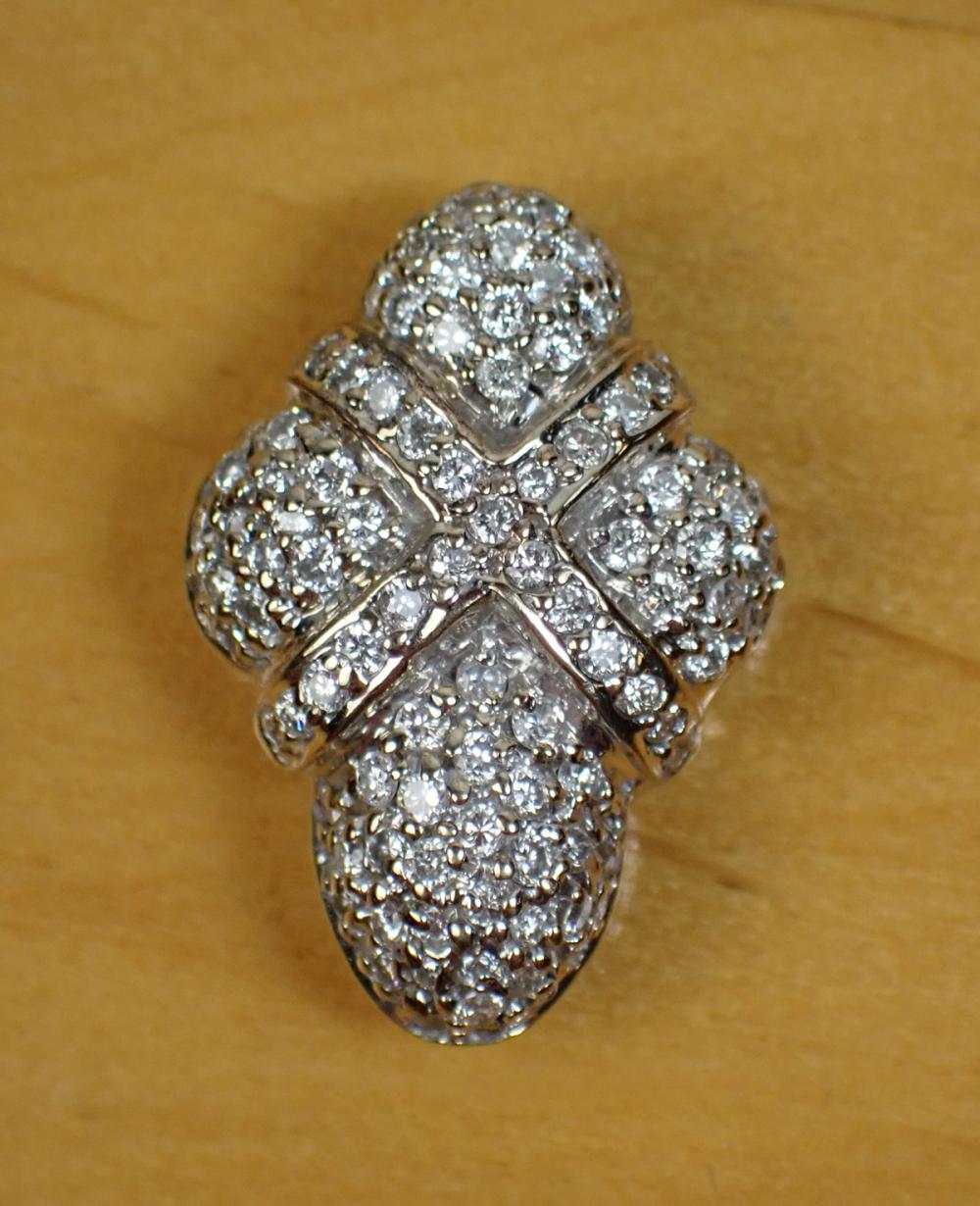 DIAMOND AND FOURTEEN KARAT GOLD