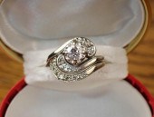 DIAMOND AND FOURTEEN KARAT GOL