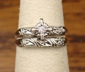 DIAMOND AND FOURTEEN KARAT GOL