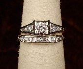 DIAMOND AND FOURTEEN KARAT GOL