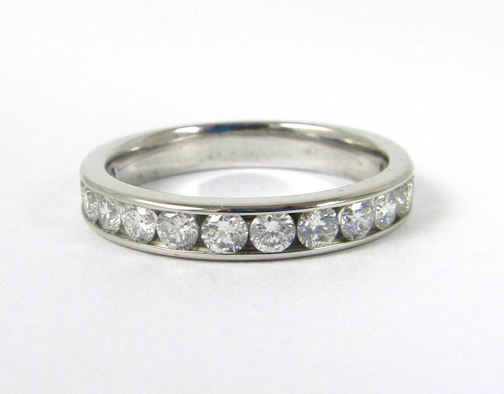 DIAMOND AND FOURTEEN KARAT WHITE
