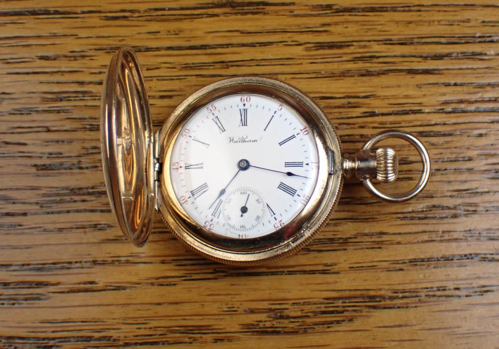 DIAMOND AND GOLD WALTHAM POCKET