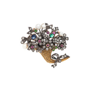 DIAMOND AND MULTIGEM JARDINIERE