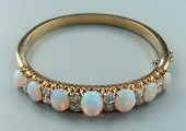 Diamond and opal bracelet, 12