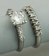 DIAMOND AND PLATINUM ENGAGEMEN