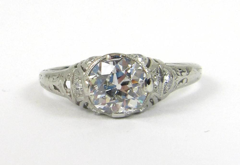 DIAMOND AND PLATINUM FILIGREE