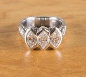 DIAMOND AND PLATINUM THREE-STO