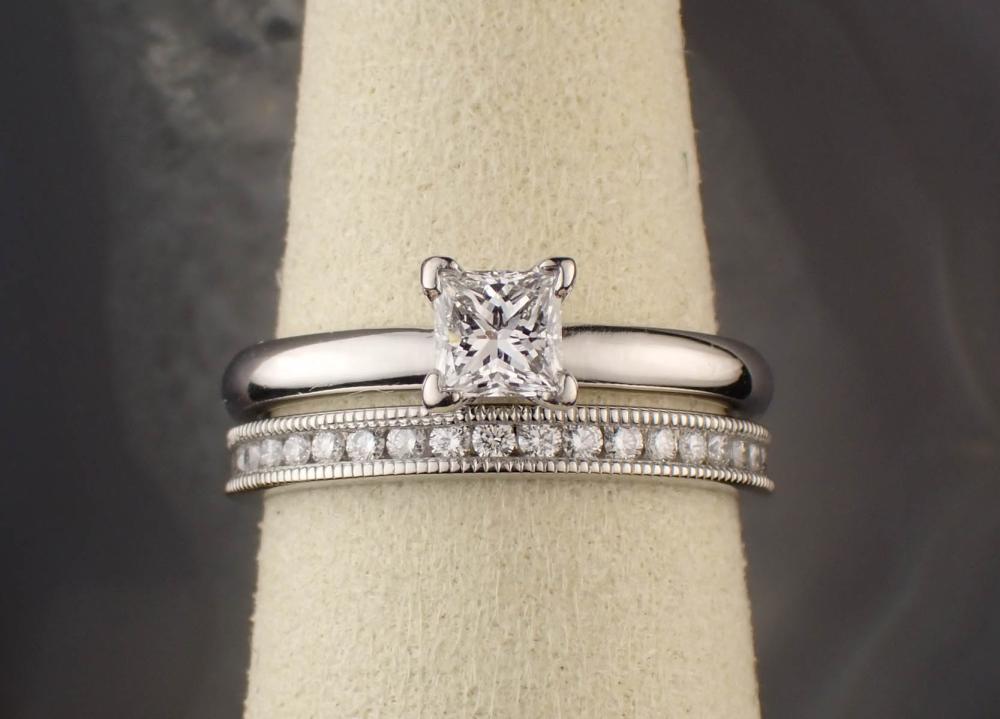 DIAMOND AND PLATINUM WEDDING SET