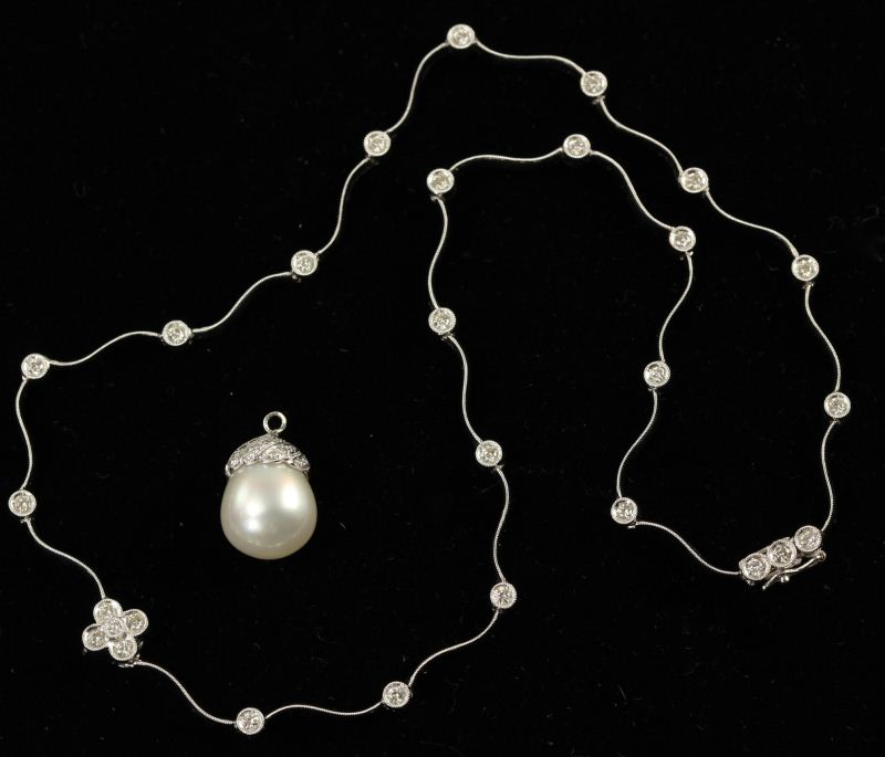 Diamond and South Sea Pearl