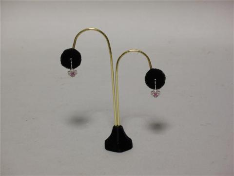 DIAMOND AND TOURMALINE EARRINGS