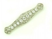 DIAMOND BAR PIN.  Early 20th c