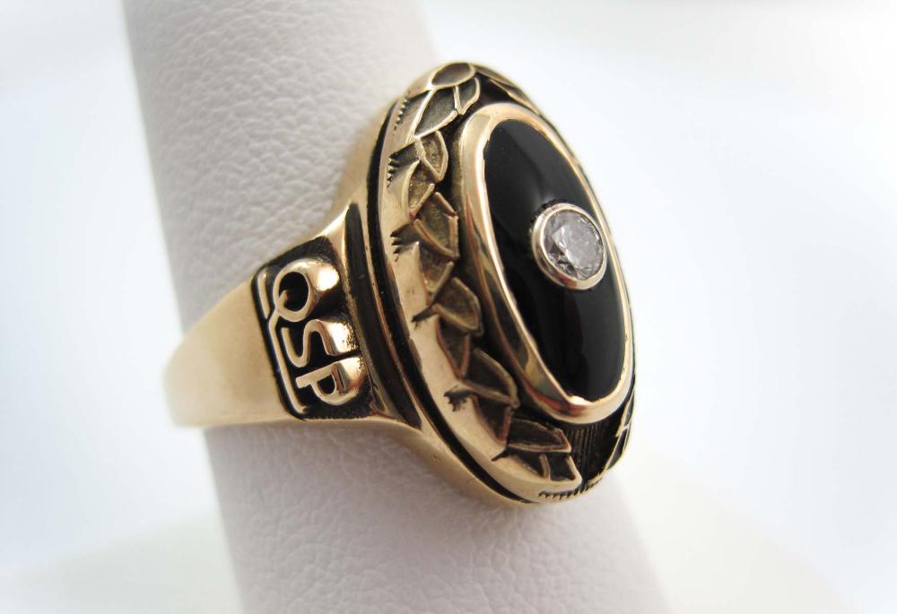 DIAMOND, BLACK ONYX AND FOURTEEN