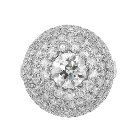 Diamond Dome Ring 	 