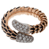 DIAMOND, ENAMEL, 18K "ANIMALIE