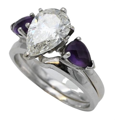 DIAMOND ENGAGEMENT RING, IN TWO