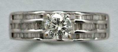 Diamond engagement ring, one
