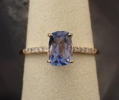 DIAMOND, FLUORITE AND GOLD RIN