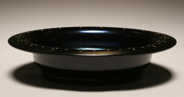 Diamond Glass 13" black amethyst
