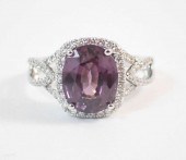 DIAMOND, GRAPE SPINEL AND FOUR