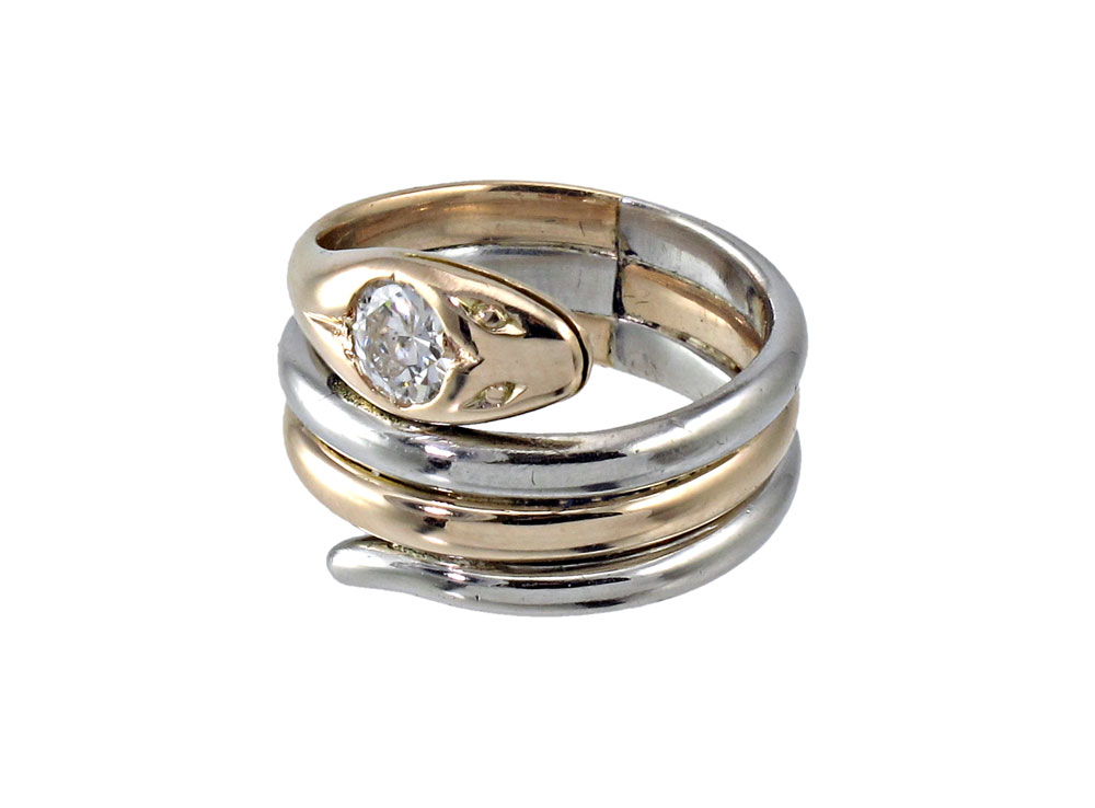 DIAMOND HEAD ROSE GOLD AND PLATINUM